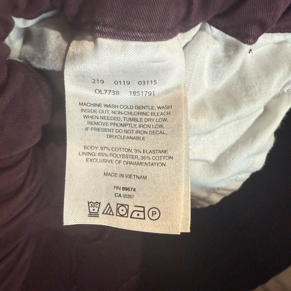 Women’s mountain harder cedarberg pants size small purple plum color - Picture 3 of 12